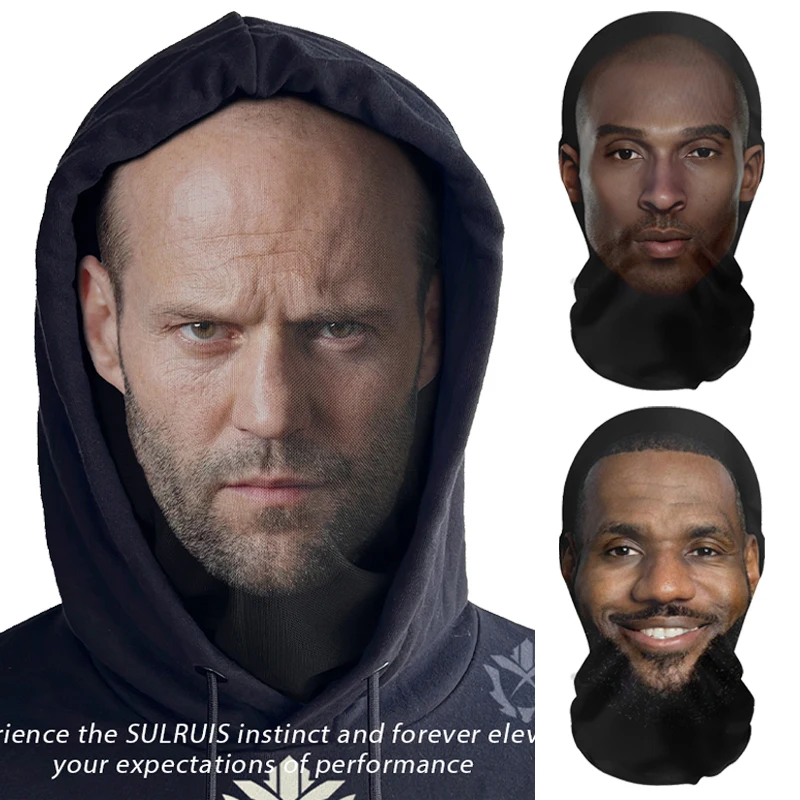 3D Printed Basketball Star Elastic Mesh Headgear Celebrity C