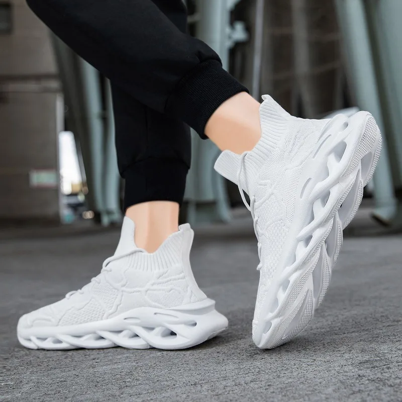 

New Fashion Men's Non-slip Lace Breathable Running Shoes Comfortable Walking Shoes Leisure Outdoor Sports Size 39-47