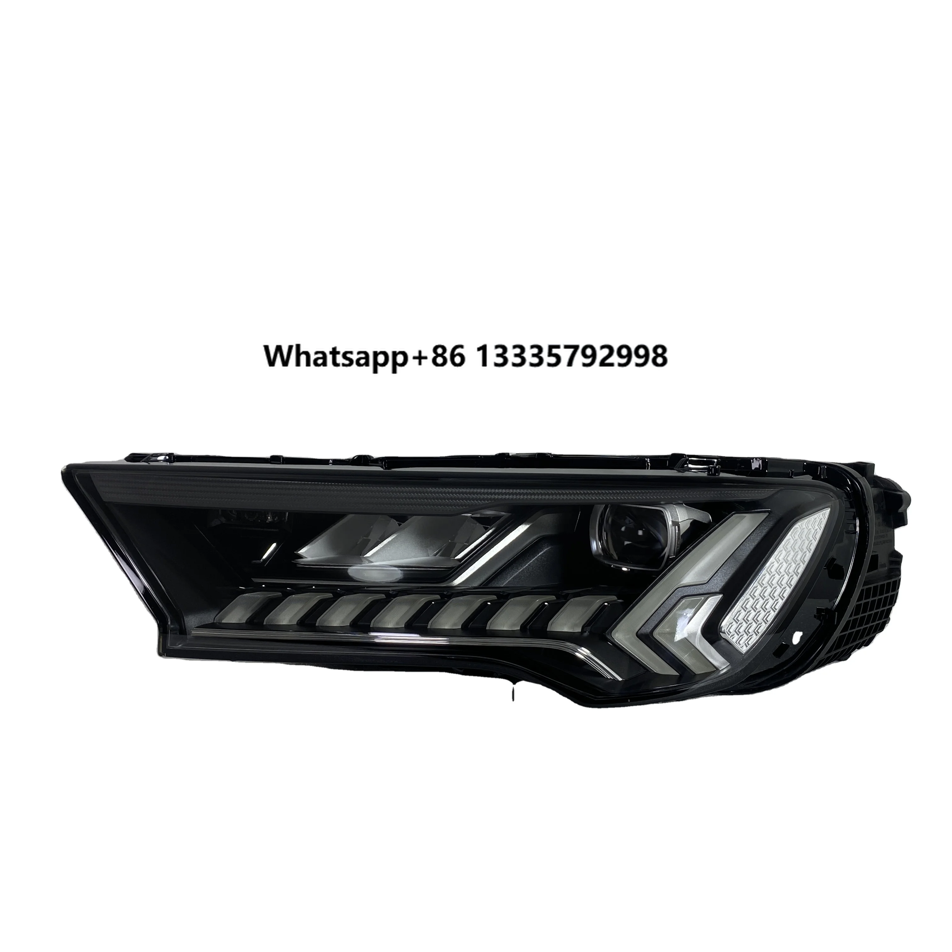

For Audi Q7 Original LED Matrix Headlights Blue Light Color at 6000k Temperature Factory Direct Auto LED Headlight for Cars