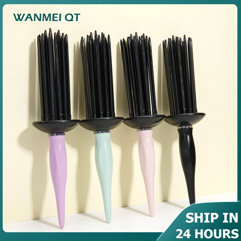 

1pcs Round Hair Brush Professional Hair Fluffy Curling Roll Comb Round Hair Brush Curling Wand Salon Hairstyling Tools