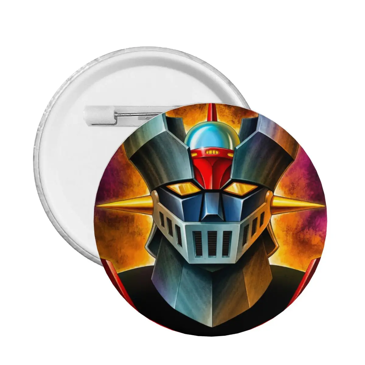 UFO Robot Mazinger Z Pin de botón suave novedad personalizada Anime Manga Pinback insignias broches regalo para amantes