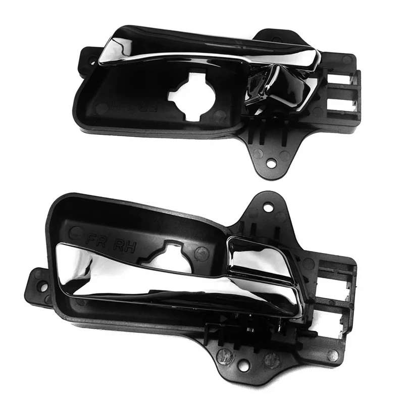 1Pair Front Door Inside Handle Chrome For Hyundai Elantra I30 I20 I Kia CEE\'d 82610-2L010 82620-2L010 Interior Door Pull