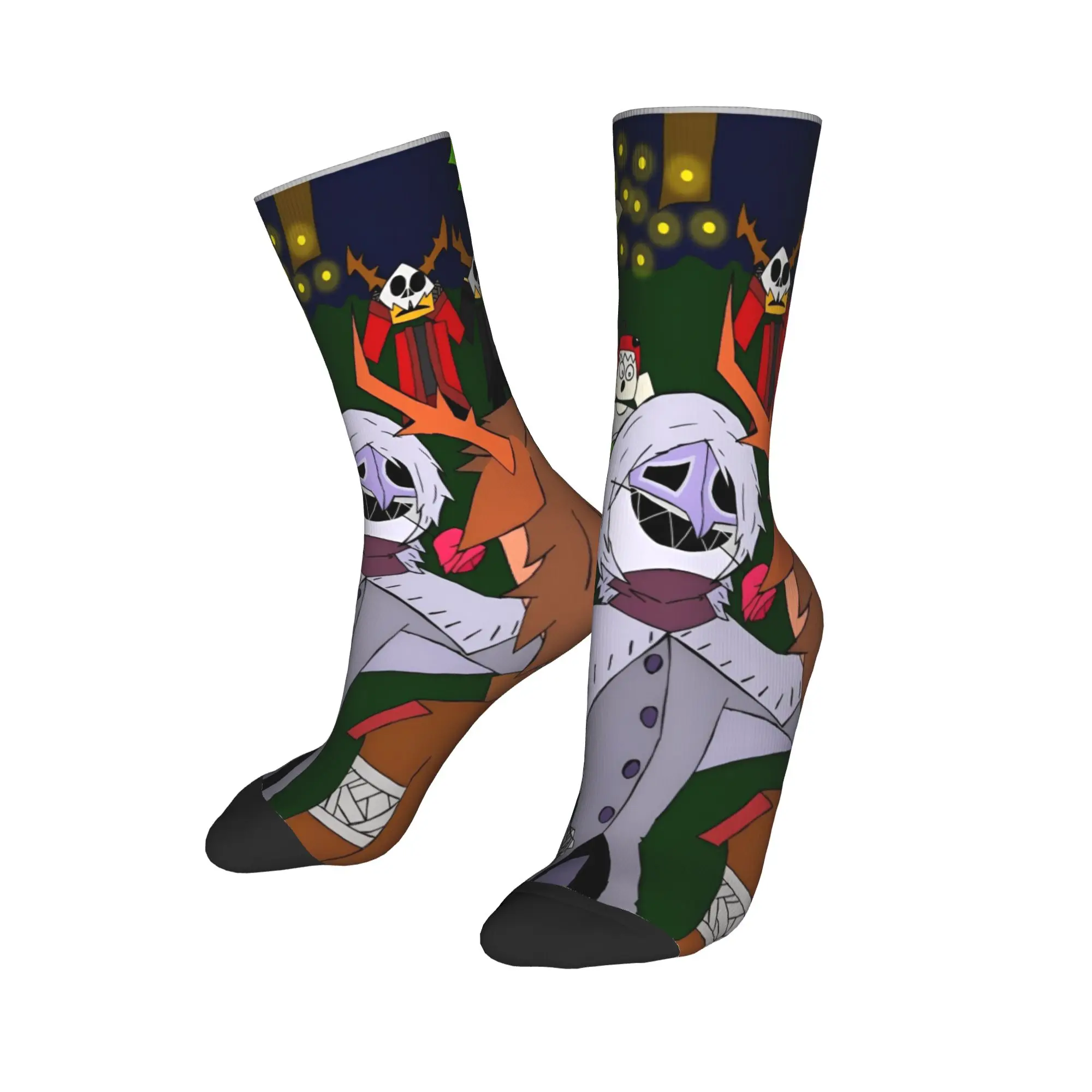 99 ليلة في الغابة لعبة جوارب تصميم الترفيه الجوارب الخريف المضادة للانزلاق الجوارب زوجين الدراجات تنفس الجوارب