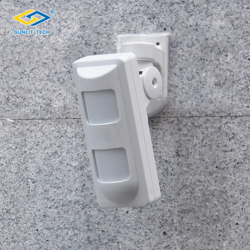 

2-PIR + микроволновый водонепроницаемый проводной датчик движения, защита от маски, иммунитет домашних животных с занавеской, широкоугольный объектив для наружной системы сигнализации от кражи