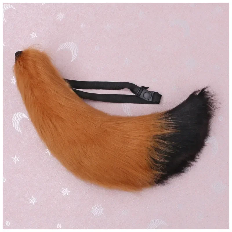 70cm Cat Fox Animal Tail Plush Ear Hair Clip Head Wear  Props Fancy Dress Anime Cosplay Costume Halloween Christmas