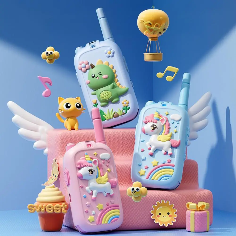 

1 комплект, детская игрушка-видеодомофон с заменителем голоса, перезаряжаемая беспроводная связь дальнего действия, уличная 2-сторонняя радиоигрушка для мальчиков и девочек