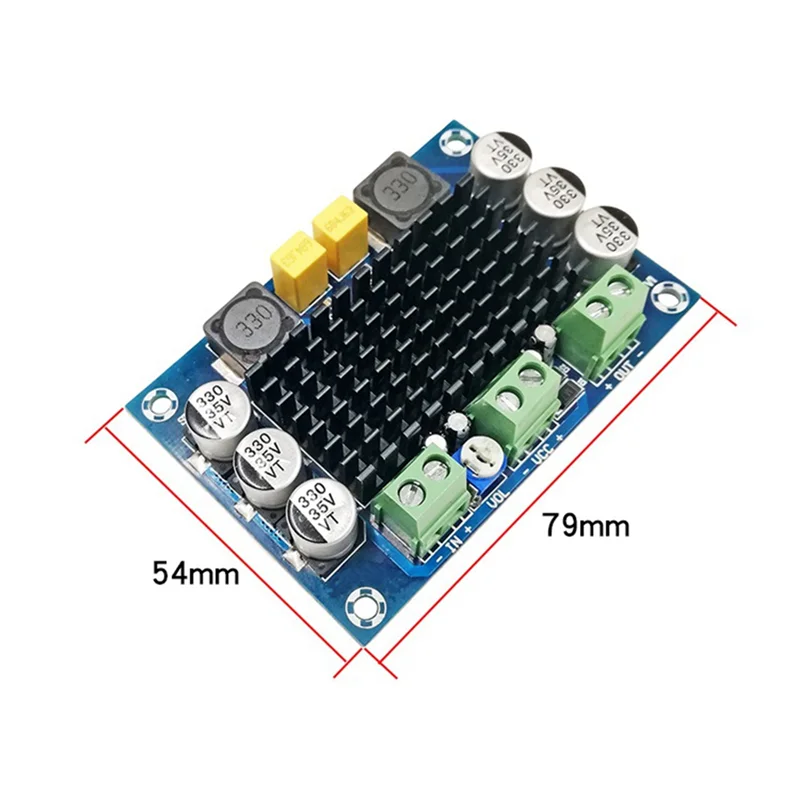 100W TPA3116D2 Mono Amplifier Board Class DC 12V-26V Digital Audio Power Amplifier Sound Board AMP&L47R