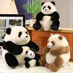 35cm Cute Zoo Panda Plush Toy Kawaii Stuffed Animals QiZai Panda Bears Plushies Dolls Soft Kids Toys for Girls Gifts Home Decor