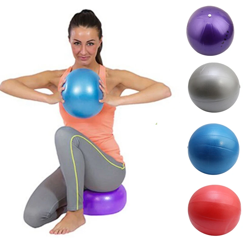 New 25cm Yoga Ball Exercise Gymnastic Fitness Pilates Ball Balance Exercise Gym Fitness Yoga Core Ball Indoor Training Yoga Ball