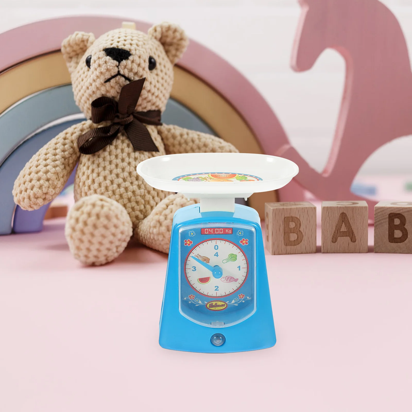 Childrens Toys Simulation Electronic Scale Plaything House Puzzle Kids Role-playing