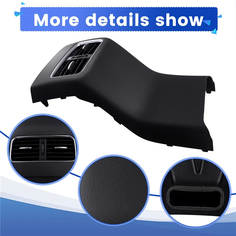 

Black Rear Air Outlet Vent Trim Frame Assembly Center Armrest For Mazda CX-5 2017-2021 KD5H64470 KB7W-64-470-A65M