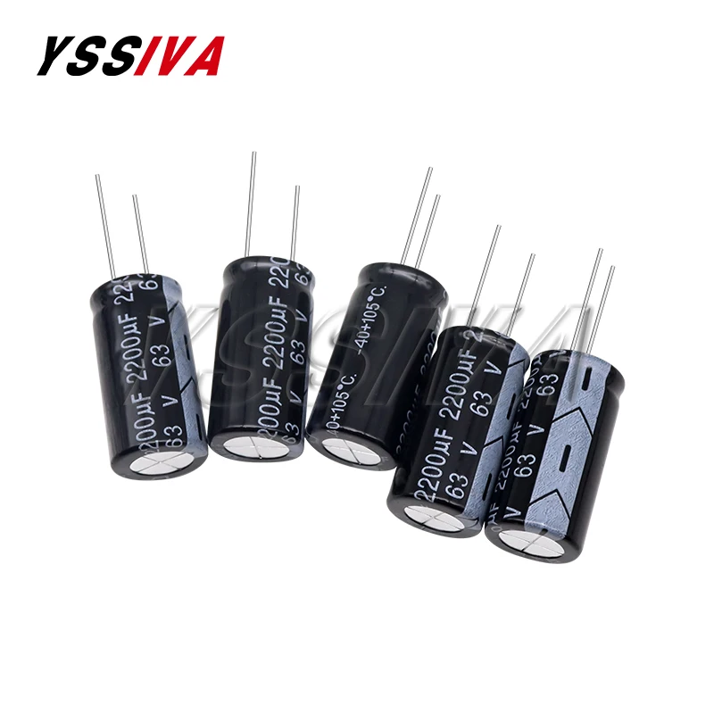 63V Aluminum Electrolytic Capacitor 10UF 22UF 33UF 47UF 100UF 220UF 330UF 470UF 680UF 1000UF 2200UF 3300UF 4700UF