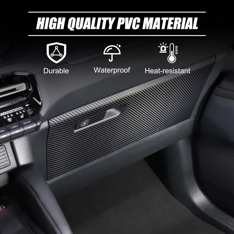 

For Toyota Land Cruiser Prado 250 Series Car Passenger Glove Box Strip Decoration Sticker Interior Accessories