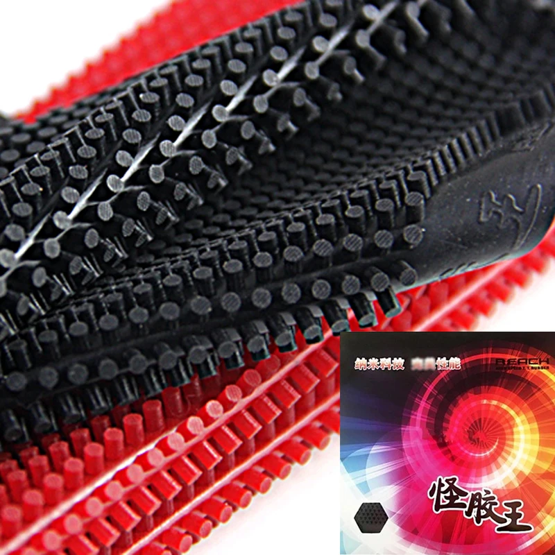 

Ultra Large Particles Table Tennis Rubber Long Pips OX 3.0mm Height Durable Professional Ping Pong Rubber Sheet Strong Rotation