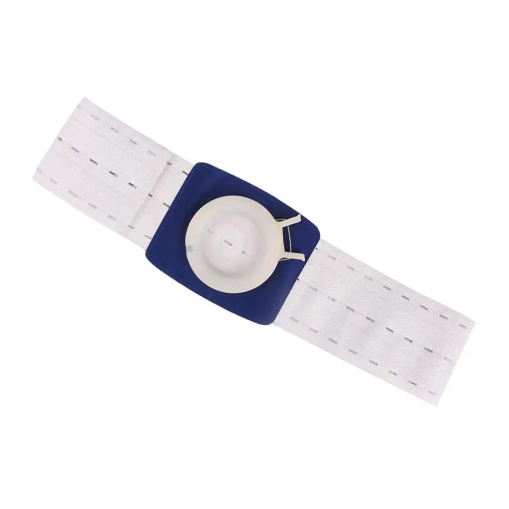 Abdominal Belt Adjustable Colostomy Ileostomy Surgery Soft Stretched Fabric, Soft Abdominal Hernia Support Belt for Hernia Care