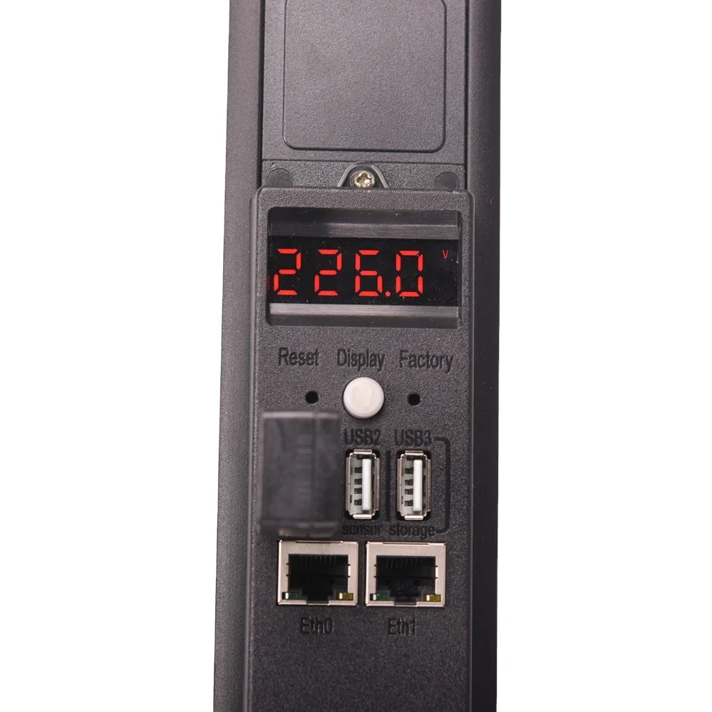 مراقبة IP PDU مرحلة واحدة 10A 250V 8 منافذ IEC C13 تدعم وحدات توزيع الطاقة HTTP وTellnet وSSH وSNMP #2