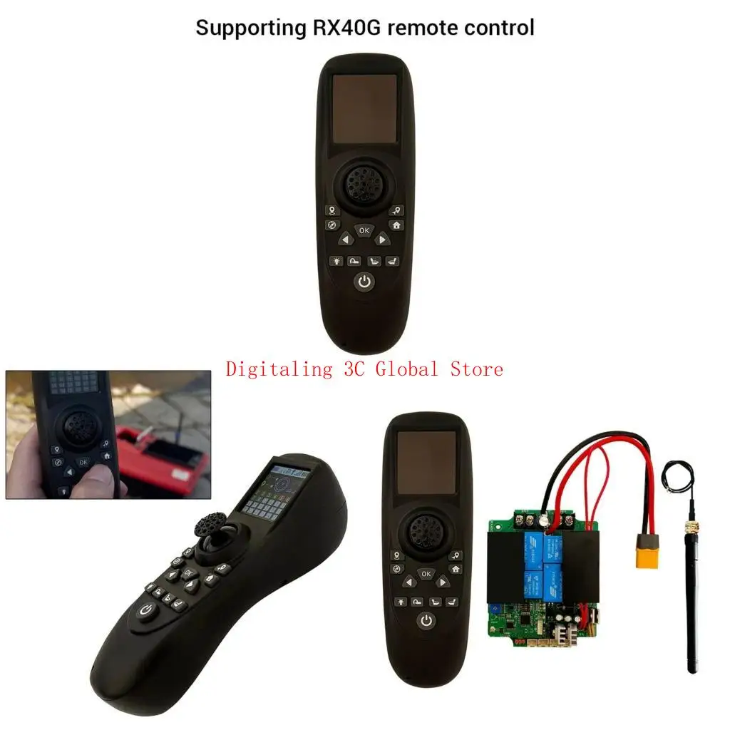 

Wireless hand Transmitter 12V 24V 40A Receiver for Remote Controlled Vessel