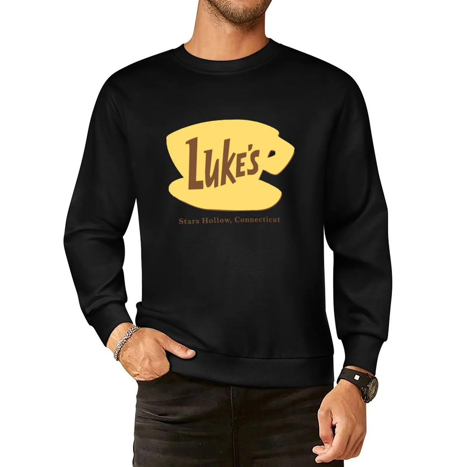 

Luke's Diner Pullover Hoodie men's coat men's sweat-shirt set anime clothes mens designer clothes men's sweatshirt