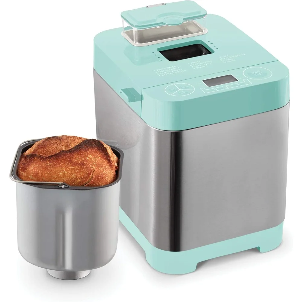 

Bread Maker, Up To 1.5lb Loaf, 12 Settings+Gluten Free & Automatic Filling Dispenser, Programmable Bread Maker