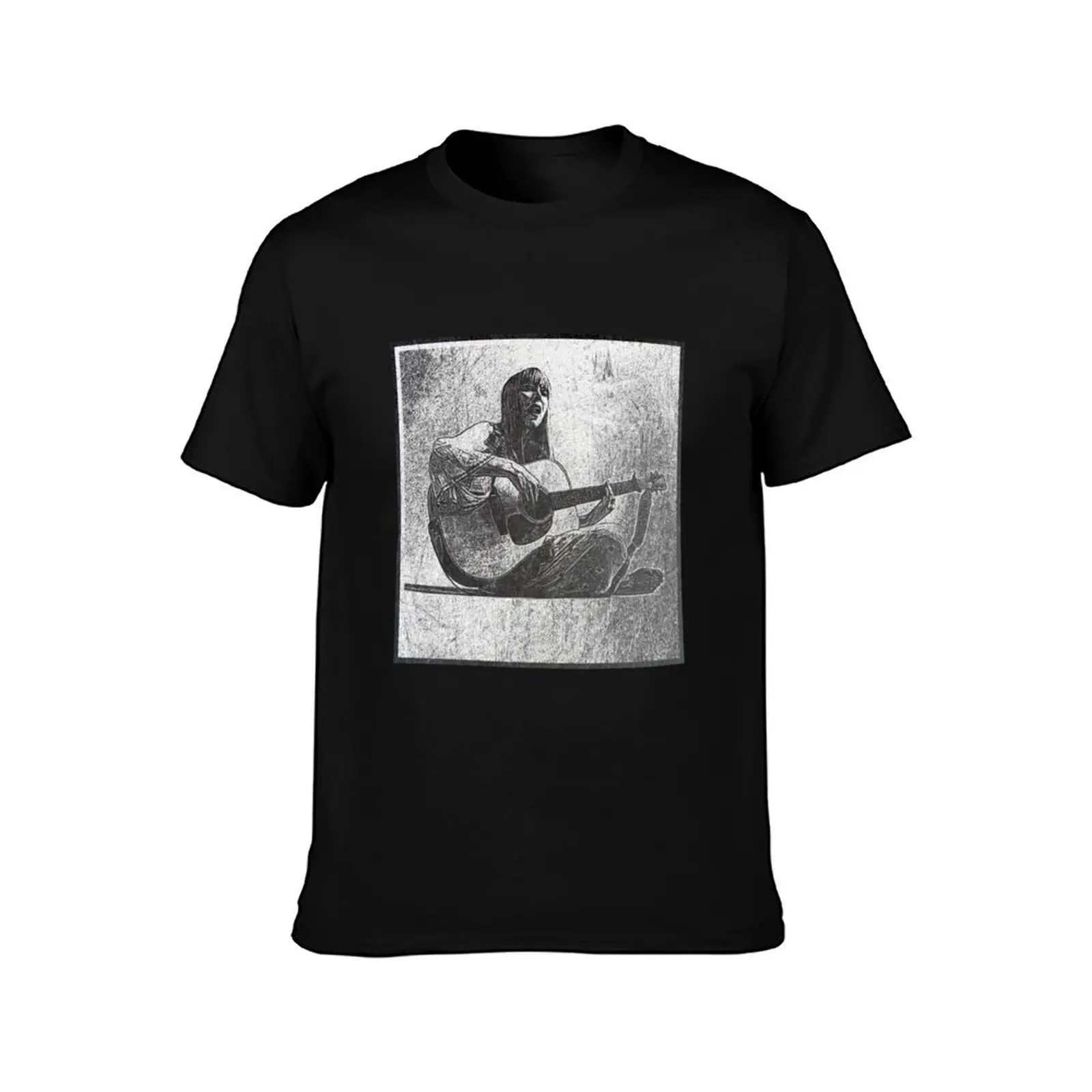 Joni Mitchell T-Shirt No Iron Casual Short Sleeve Top T-Shirt