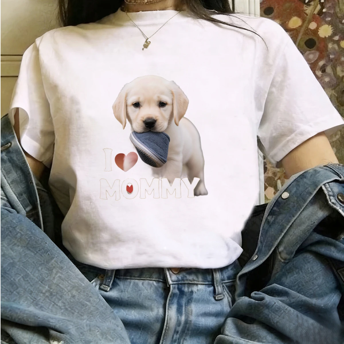 T-Shirt Animal Print Relaxed U - đánh giá và giá Embroidery Moisturizer