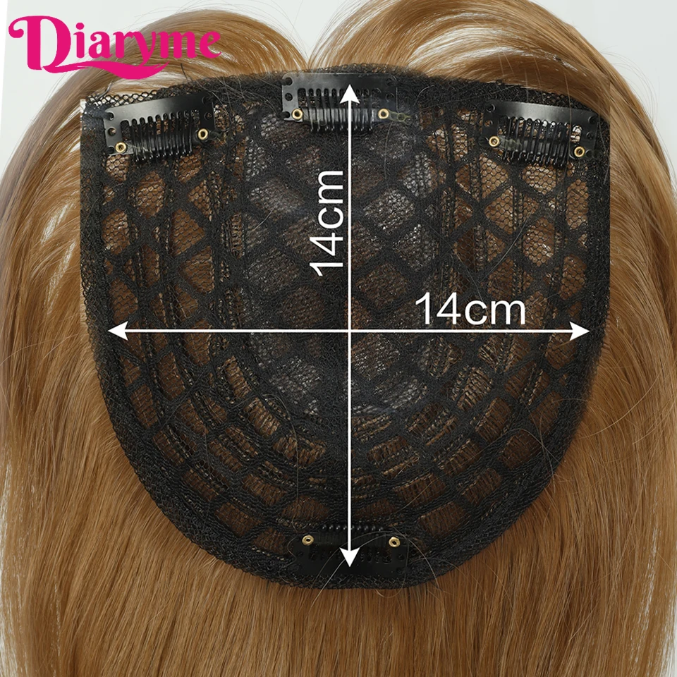 Head Top Fake Hair Piece Synthetic Straight Topper Wig Reissue Block Toupee Replacement Wig Clip In Hair Extensions  Fake Hair