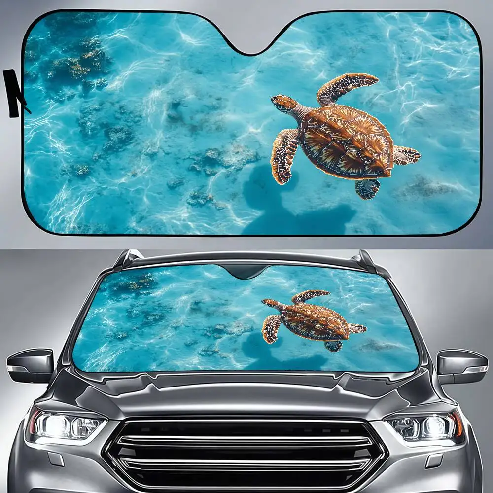 

Sea Turtle Car Sunshade Car Windshield Accessories Car Protection Window Sunshade Screen Decoration