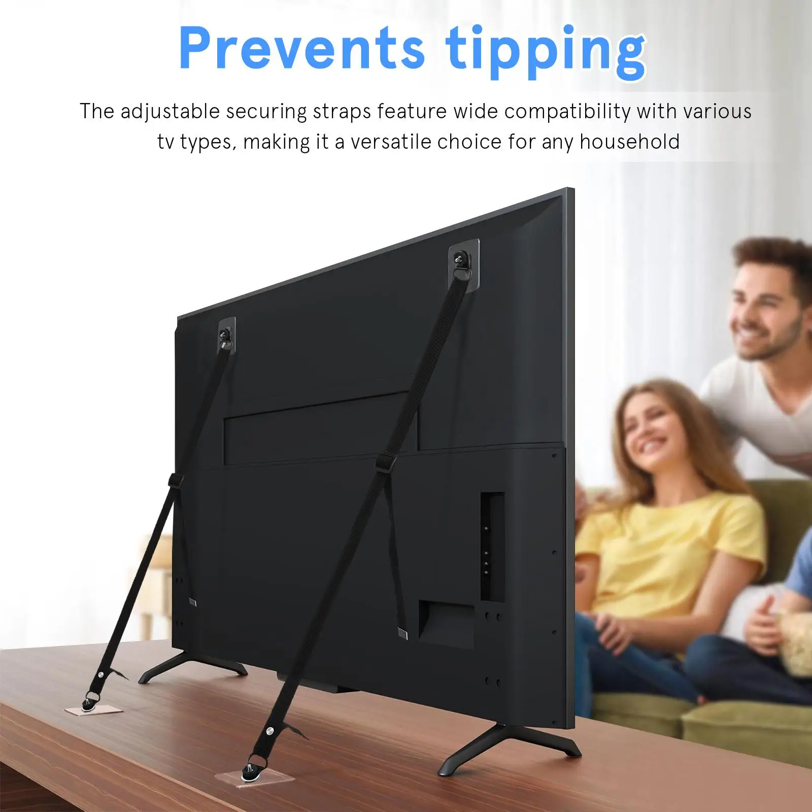 1 ชุดเข็มขัดนิรภัยแบบปรับได้ Anti เคล็ดลับสายรัดเฟอร์นิเจอร์ Anchor Wall Baby PROOF Secure Stand ตู้เสื้อผ้าตู้ล็อคอุปกรณ์เสริม