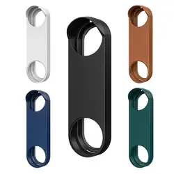 Silicone Case Designed ForGoogle Nest Hello Doorbell Cover Black Full Protection Night Vision Compatible Smart Equipment