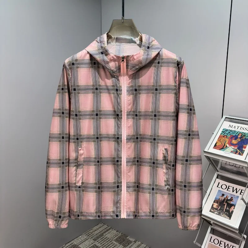 

Летняя тонкая быстросохнущая куртка унисекс 2026 в корейском стиле с капюшоном, защитой от УФ-лучей, для активного отдыха и повседневного ношения