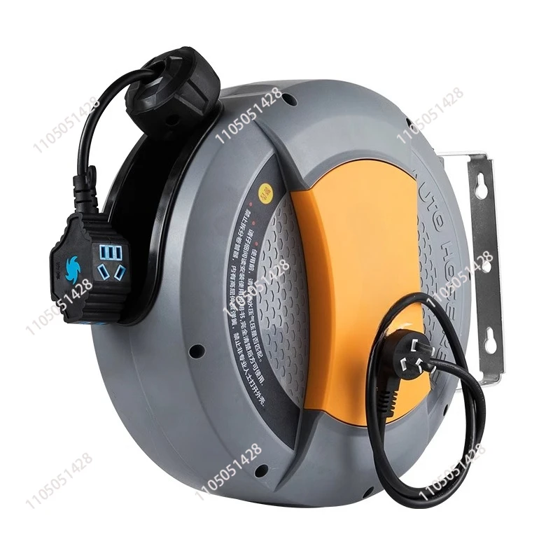 Electric Drum Automatic Telescopic Reel, Reel Waterproof Socket Take-up, Factory Auto Repair Reel National Standard Wire