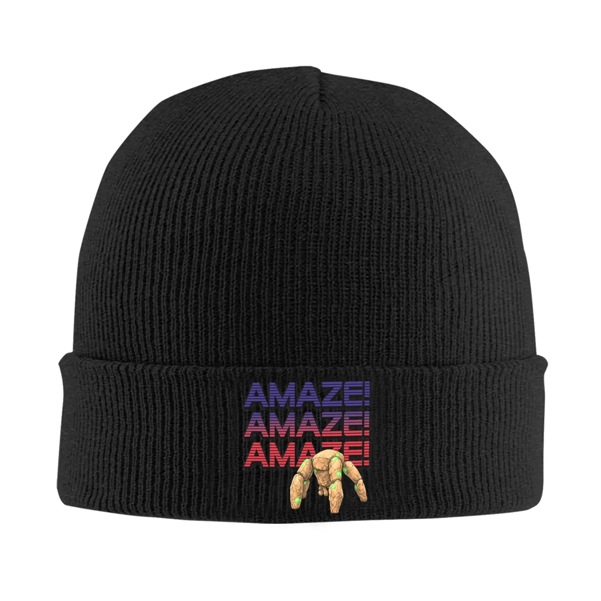Project Hail Mary Amaze Amaze Amaze Knitted Hat Women's Men's Beanie Autumn Winter Hats  Warm Melon Cap