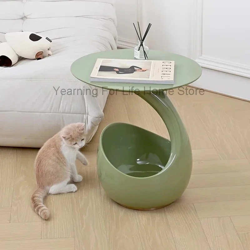 Nordic estranho mesa lateral especial design exclusivo gatinhos produtos cama gatos modelo acessórios cama para gatos móveis de quarto