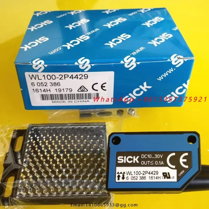 Brand New 1PC New WL100-2P4429 Photoelectric Switch Sensor WL1002P4429 for Plc