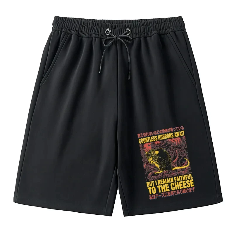 

Множество ужасов ждут, но остаются верными классическому стилю. Классические короткие хлопковые летние шорты для мужчин и женщин, модная одежда.