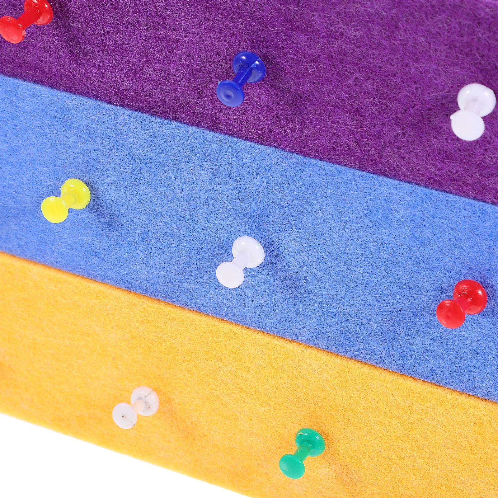 

6Pcs Felt Bulletin Board Strips Pin Boards Small Wall Memo Felt Strips Office Wall Decor Pin Boards for Walls Pinboard