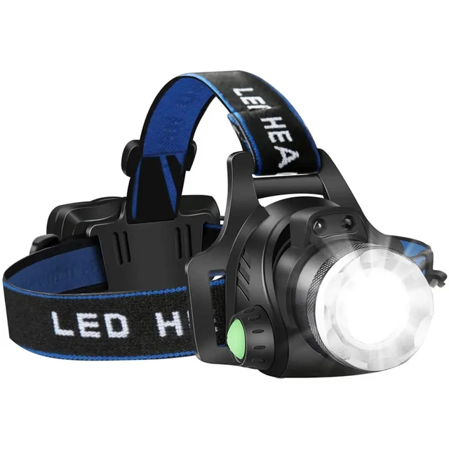 2*18650 USB akumulatorowa latarka czołowa czujnik ruchu latarka Led latarnia wodoodporna latarka wędkarstwo Camping przenośny reflektor