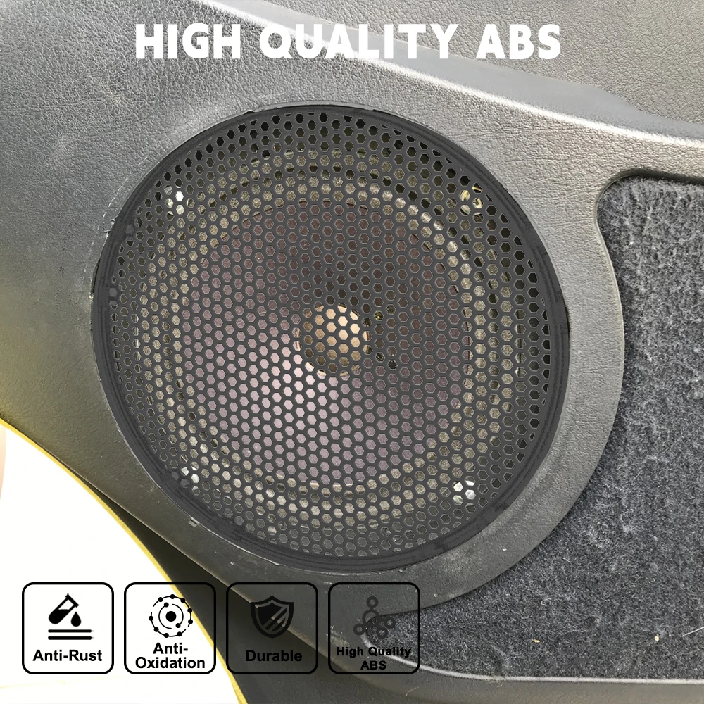 2/4PCS Bus Speaker Cladding Cover Dust Cover Black Silvery Multivan For VW T4 703035793C