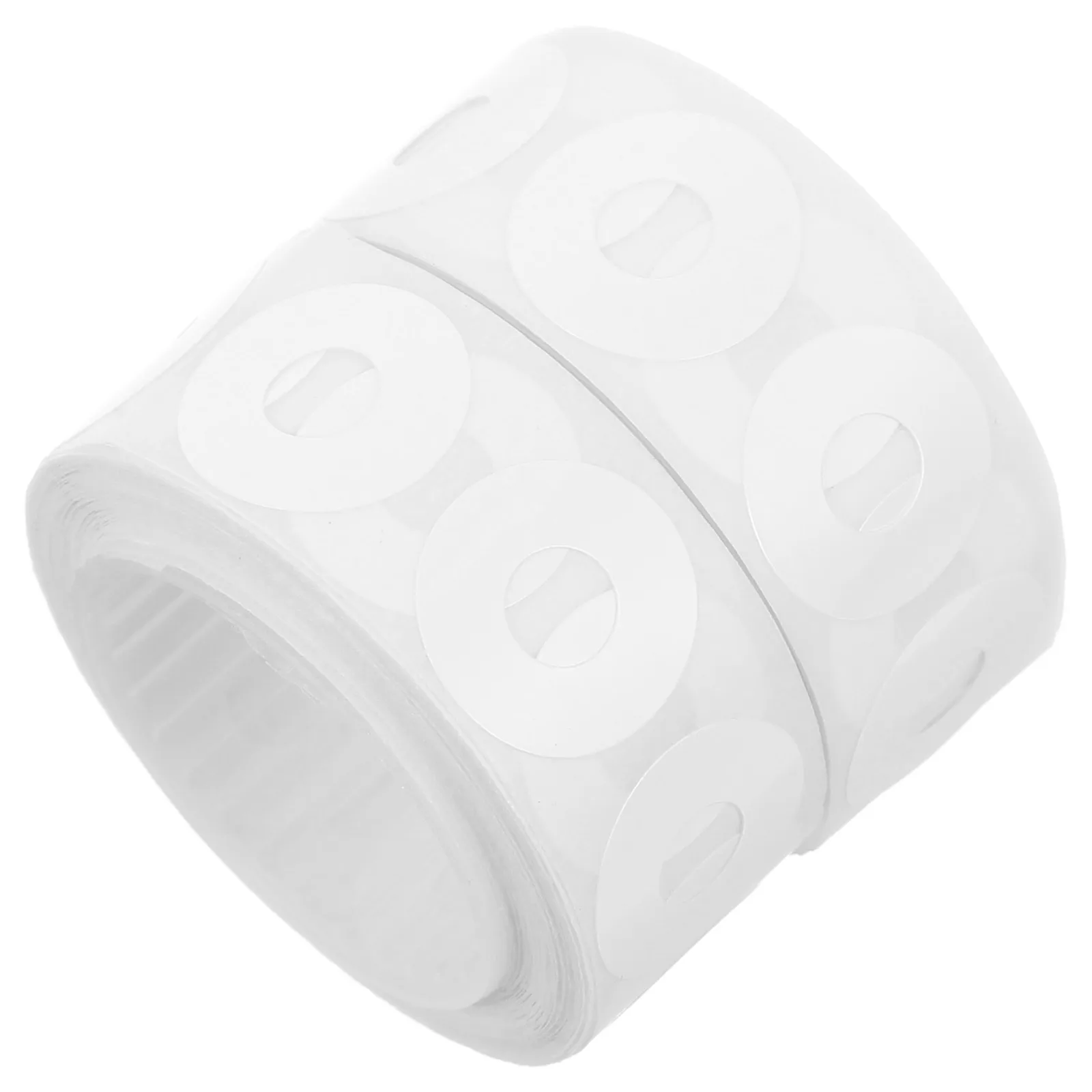 500pcs Self Adhesive Hole Reinforcement Labels White Waterproof PVC Page Protector Stickers for Repairing Strengthening Punched