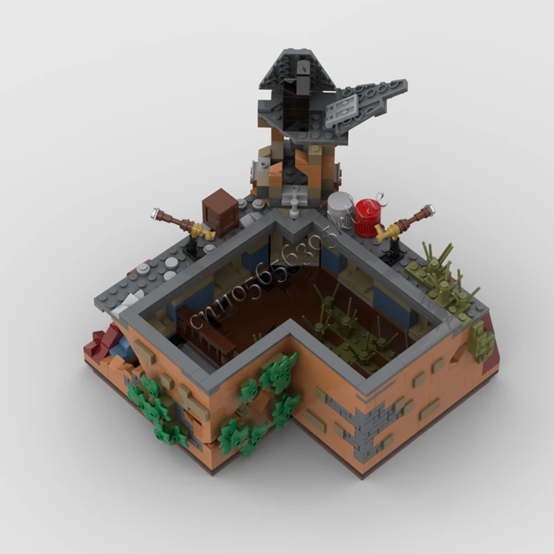 3203 PCS House Street Set 10182 Cafe Corner Apocalypse Version MOC Customize Modular Building Block DIY Boys Toy Christmas Gift