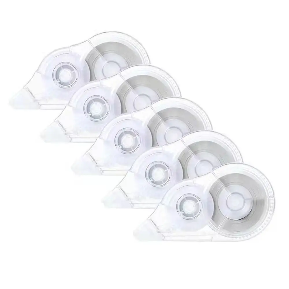 5pcs/Set Simple Office Supplies Correction Tape Roller School Stationery White Sticker Tape Student 150M Error Eraser Tape Book