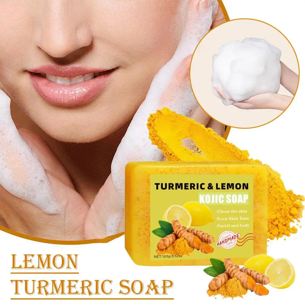 

Lemon Ginger Yellow Soap And Citric Acid Soap Suitable For Bathing The Whole Body Moisturizing And Deep Cleansing