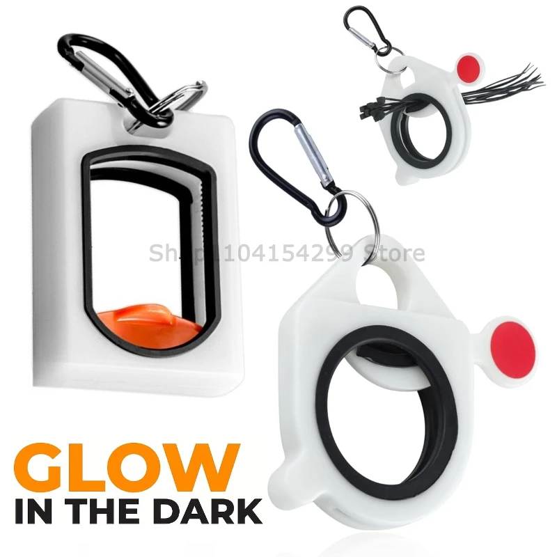 

Square Cables Tie Organizer Fluorescent Cable Tie Organizer Portable Reusable Storage Cable Ties Holder Cable Tie Storage Tool