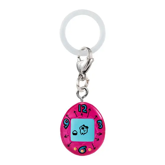 Bandai Tamagotchi Action Figures Model Boqiji Mini Key Backpack Pendant Gashapon Ball Collect Pendants Official Genuine