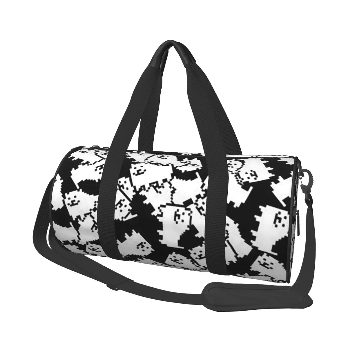 

Undertale Annoying Dog Video Game Cute Large Duffle Gym Bag Multi-Functional Duffle Travel Bags Handbags Fitness bag