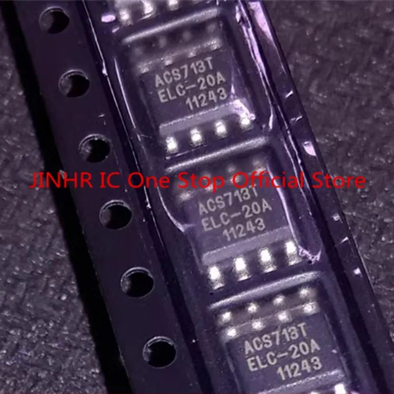 New 2PCS ACS713ELCTR-20A-T ACS713TELC-20A ACS713T ACS713, Hall Effect Linear Current Sensor Integrated IC