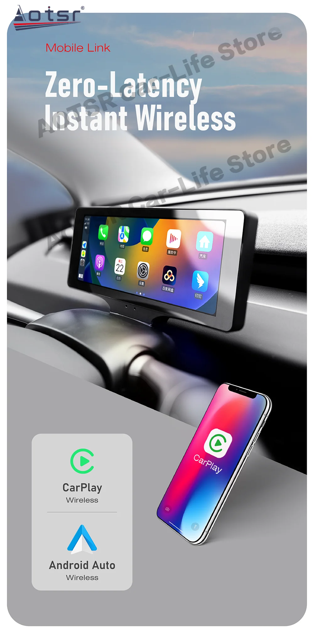 Seamless installation Digital Performance Display Dashboard For Tesla New Style LCD Speed Table Car Virtual Information