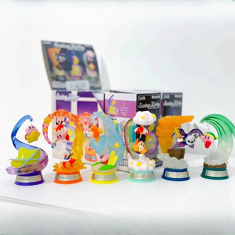 

Подлинные Re-Ment Kirby, полный набор фигурок, качели Kirby & Star Kirby Starrium, коллекция террариумов Pupupu Herbarium Wonder, игрушки в подарок