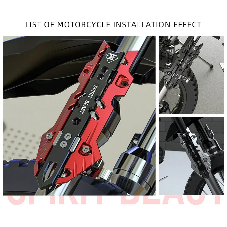 SPIRIT BEAST Motorcycle Universal 35-53MM before the shock proof cover off road vehicles front shock cover For Honda suzuki BMW