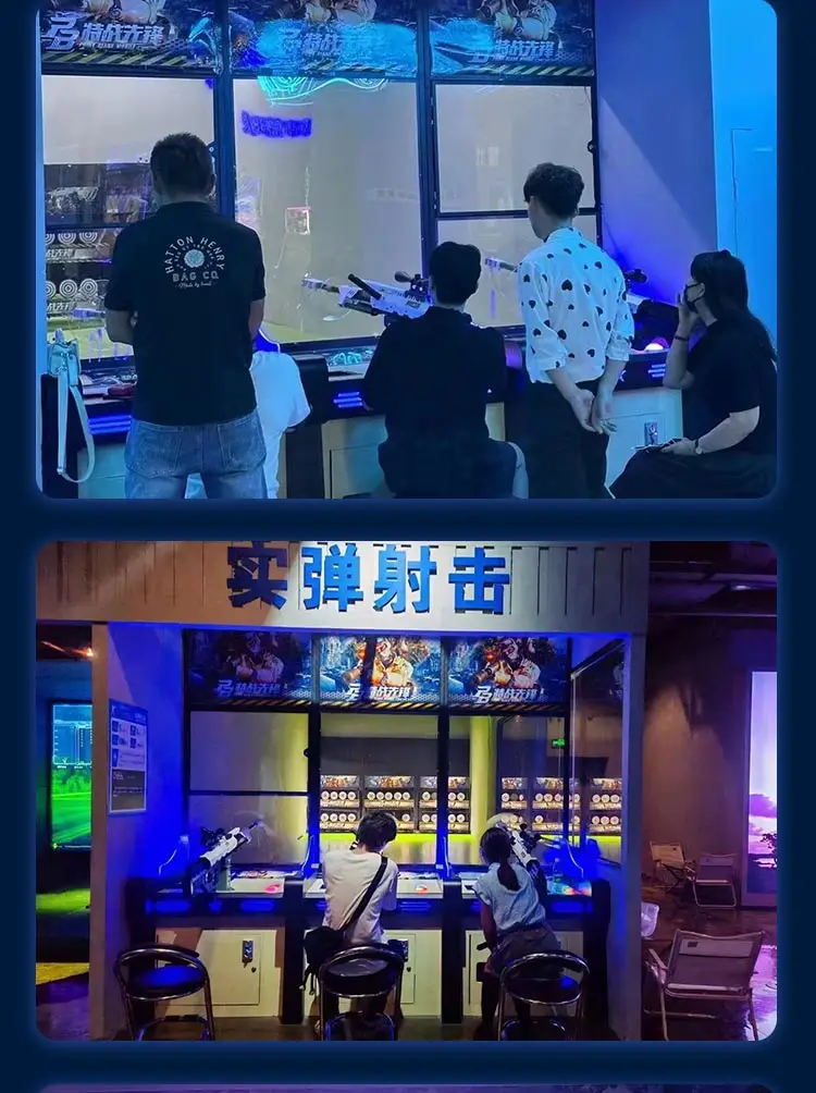 Digital Sports Foam Bullet Shooting Game Machine Indoor Stall Trend Play Amusement Hall Target Equipment